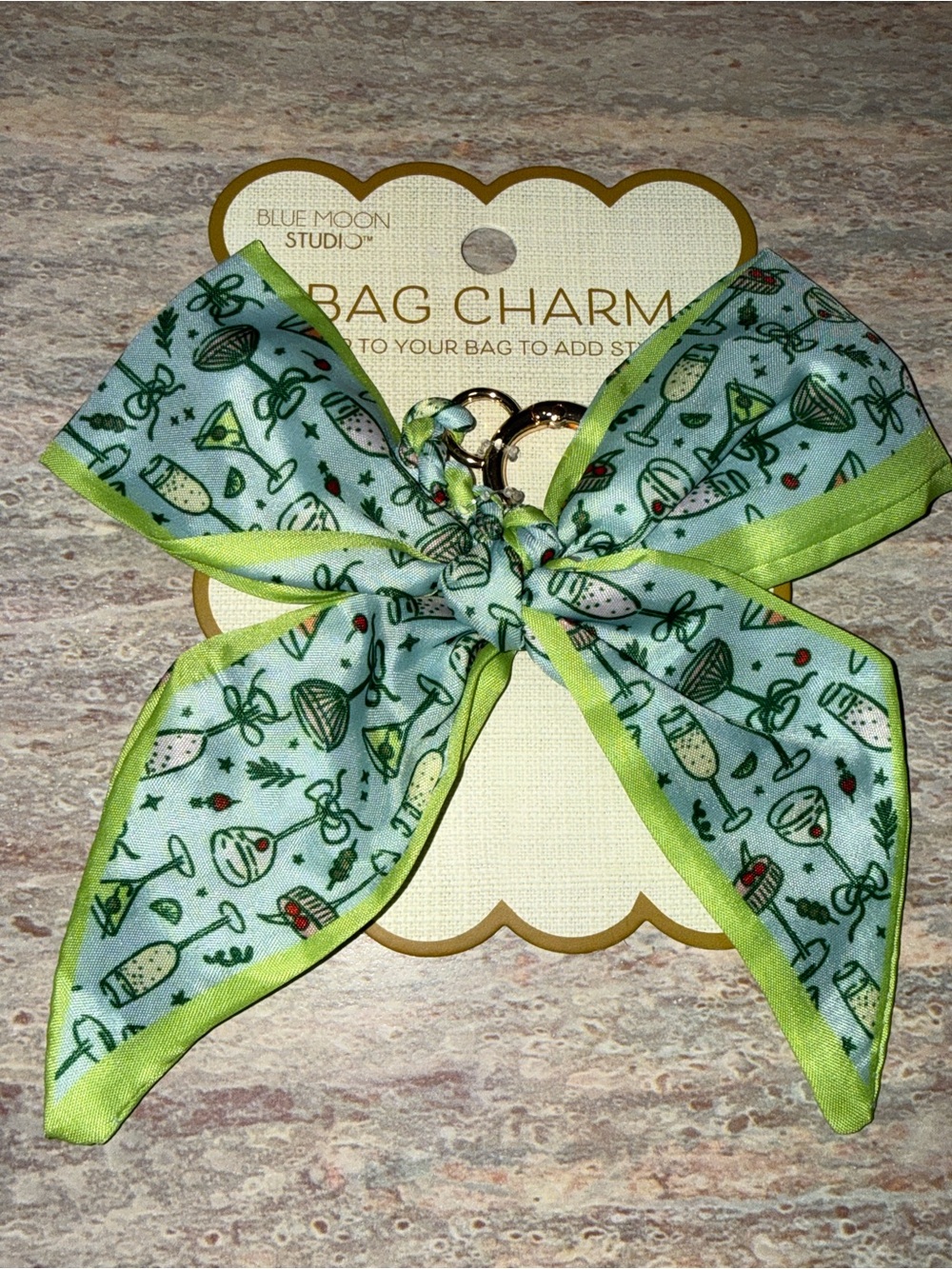 Blue Moon Studio Bow Bag Charm